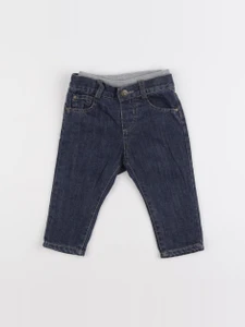 Boutchou - jean doublé bleu - 6 mois