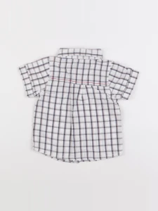 Tape à l'oeil - chemise bleu, blanc - 12 mois
