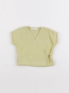 Boutchou - gilet vert - 3 mois
