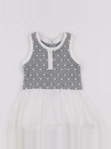 IKKS - robe gris - 12 mois