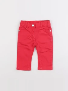 Jacadi - jean rouge - 6 mois