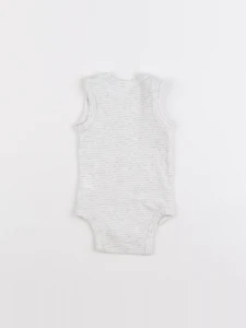 Tape à l'oeil - body gris - 1 mois