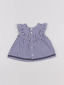 Jacadi - blouse bleu - 6 mois
