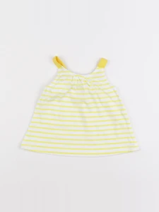Zara - débardeur jaune - 6/9 mois