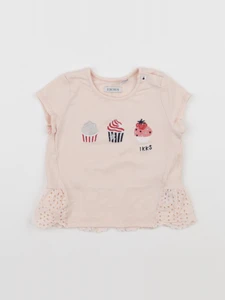 IKKS - tee-shirt rose - 12 mois