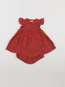 Boutchou - robe marron - 6 mois
