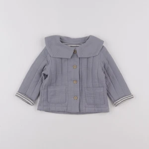 Vertbaudet - veste bleu - 9 mois