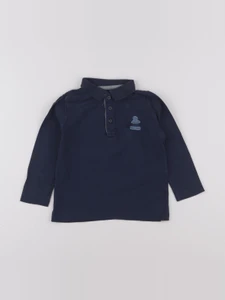 Vertbaudet - polo bleu - 3 ans