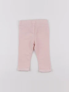 Vertbaudet - jegging rose - 9 mois