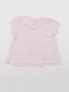 Petit Bateau - tee-shirt rose - 12 mois