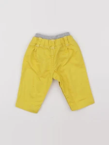 Vertbaudet - pantalon jaune - 3 mois