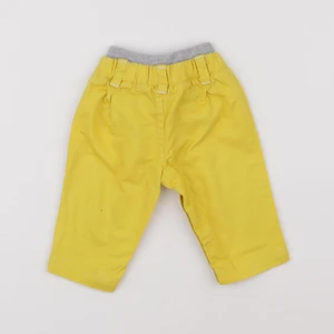 Vertbaudet - pantalon jaune - 3 mois