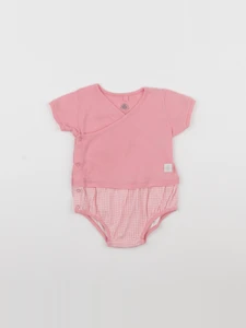 Petit Bateau - combinaison rose - 6 mois