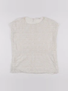 Zara - tee-shirt beige - 13/14 ans