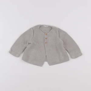 Vertbaudet - gilet beige - 9 mois