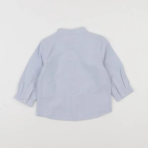 Boutchou - chemise bleu - 12 mois