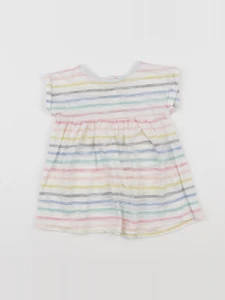 Boutchou - robe blanc - 6 mois