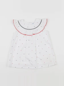 Jacadi - robe blanc - 6 mois