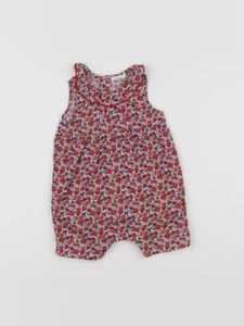 Boutchou - combinaison rouge - 6 mois