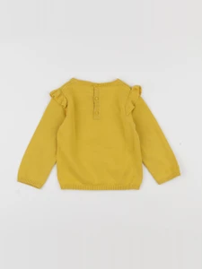 Vertbaudet - pull jaune - 18 mois