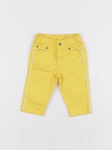 Petit Bateau - pantalon jaune - 3 mois