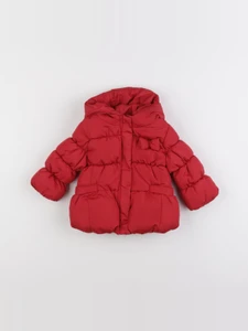 Zara - doudoune rouge - 6/9 mois