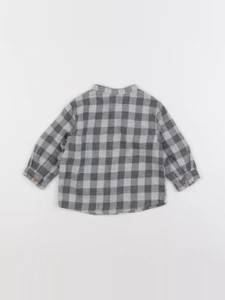 Boutchou - chemise gris - 9 mois