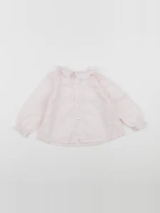 Lola Palacios - blouse rose - 12 mois