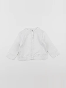 Cyrillus - gilet blanc - 6 mois