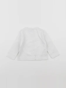 Cyrillus - gilet blanc - 6 mois