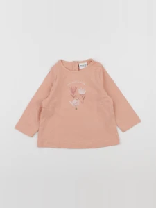 Tape à l'oeil - tee-shirt rose - 12 mois