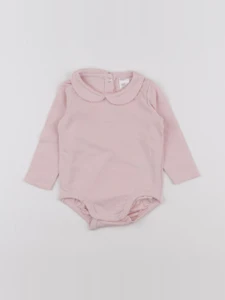 H&M - body à col rose - 3 mois