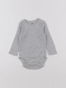 H&M - body gris - 3 mois