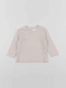 H&M - tee-shirt beige - 3 mois