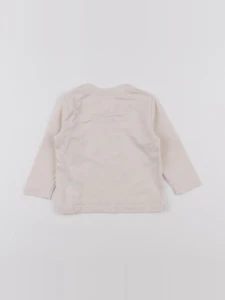 H&M - tee-shirt beige - 3 mois