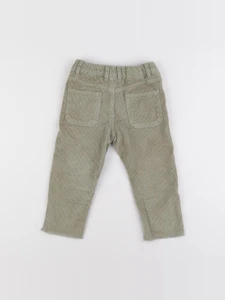 Zara - pantalon vert - 12/18 mois