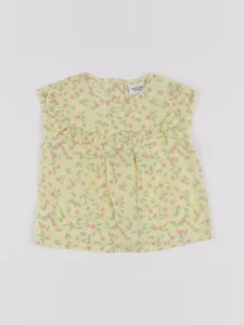 Tape à l'oeil - blouse jaune - 6 mois