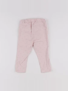 H&M - jegging rose - 9/12 mois
