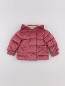 Vertbaudet - doudoune rose - 18 mois