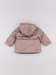 Vertbaudet - doudoune réversible bronze, bleu - 12 mois