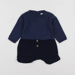 Mango - combinaison bleu - 1/3 mois