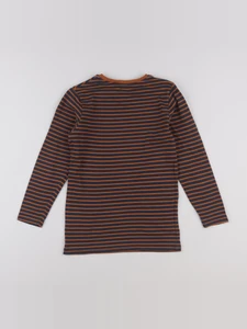 Vertbaudet - tee-shirt bleu, orange - 10 ans