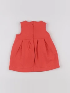 Vertbaudet - robe orange - 6 mois