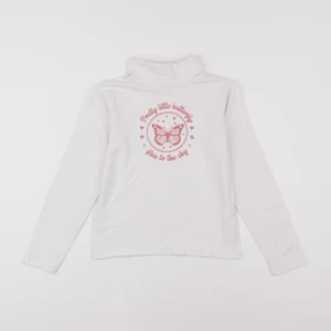 Vertbaudet - sous-pull blanc - 8 ans