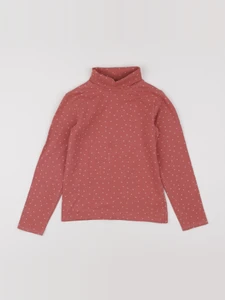 Vertbaudet - sous-pull rose - 8 ans