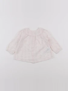 Cyrillus - blouse blanc, or - 6 mois