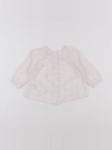 Cyrillus - blouse blanc, or - 6 mois