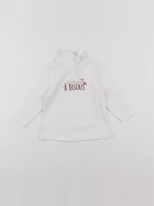 Tape à l'oeil - sous-pull blanc - 9 mois