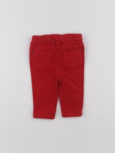 Cyrillus - pantalon rouge - 6 mois