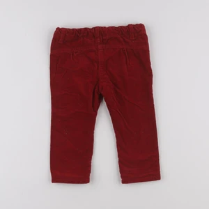 Vertbaudet - pantalon rouge - 9 mois